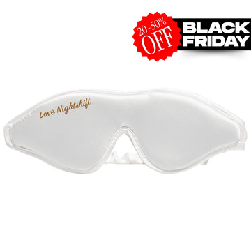 Luxury Silk Sleep Mask - White