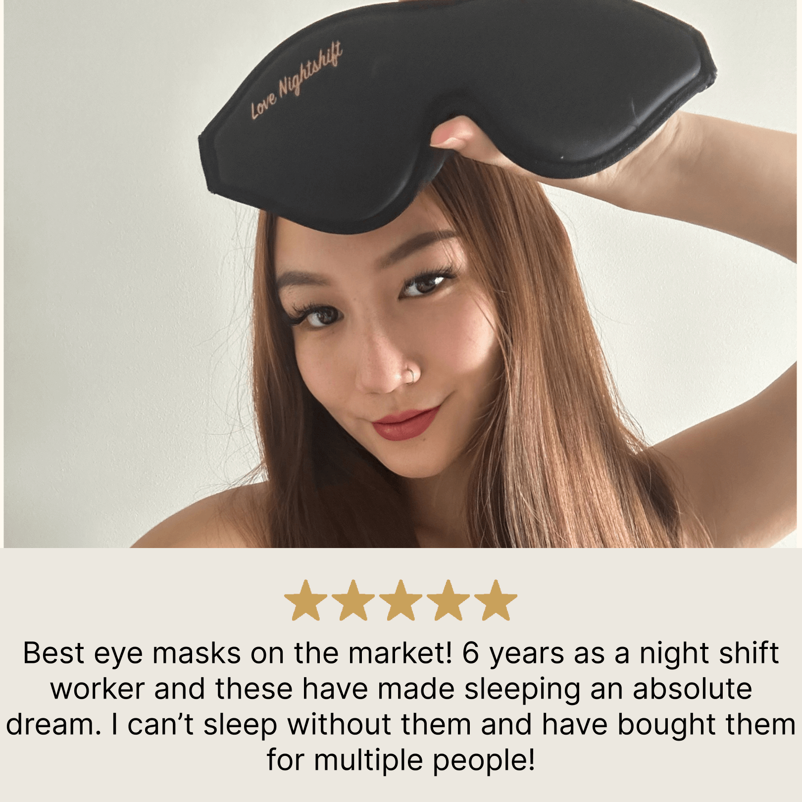 Luxury Sleep Mask for Eyelash Extensions